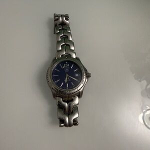 Tag Heuer Silver and Blue Men's Watch